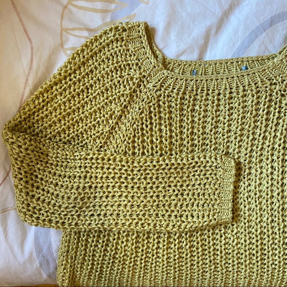 Lime summer knit